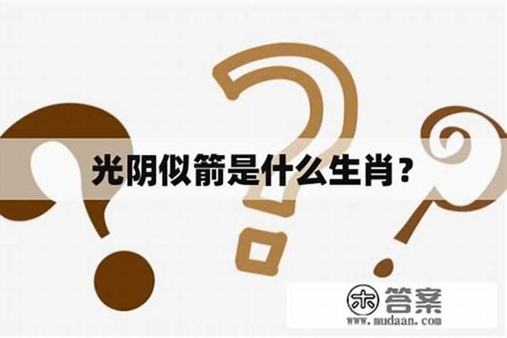 光阴如箭比喻是什么生肖