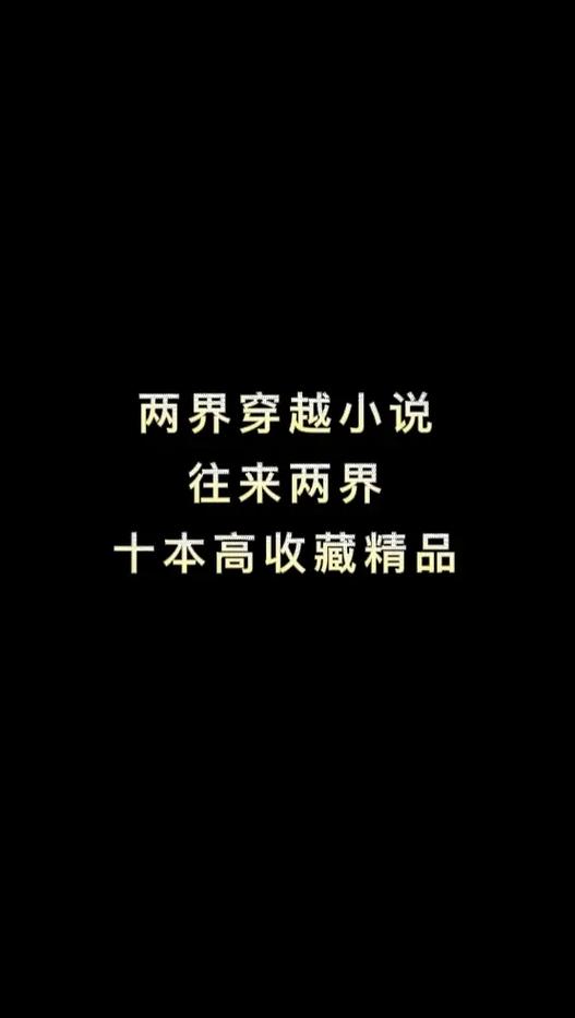 两界来回贩卖东西的小说