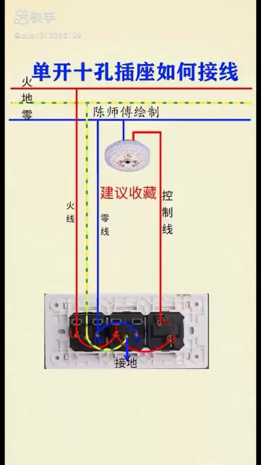 暗线插座安装图解