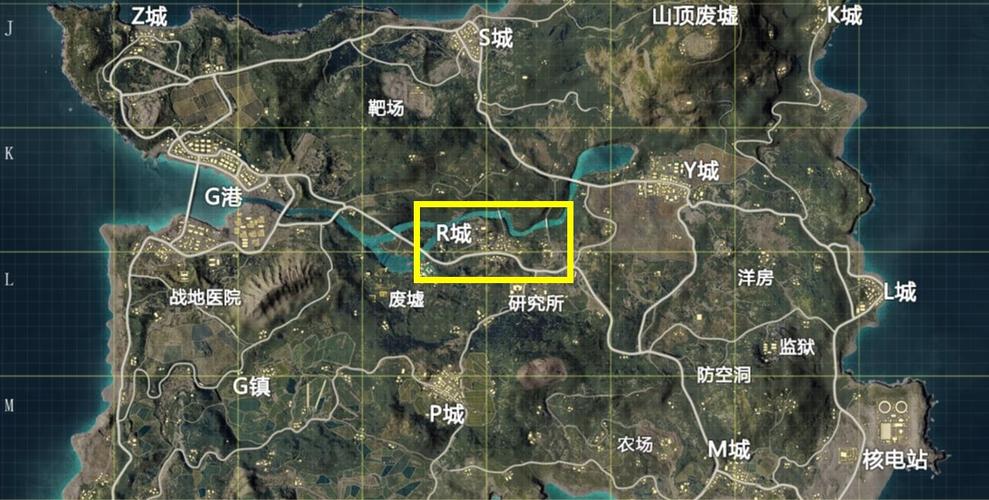 和平精英海岛地图缩略图