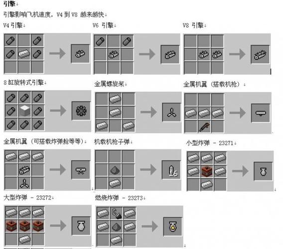我的世界里如何造飞机