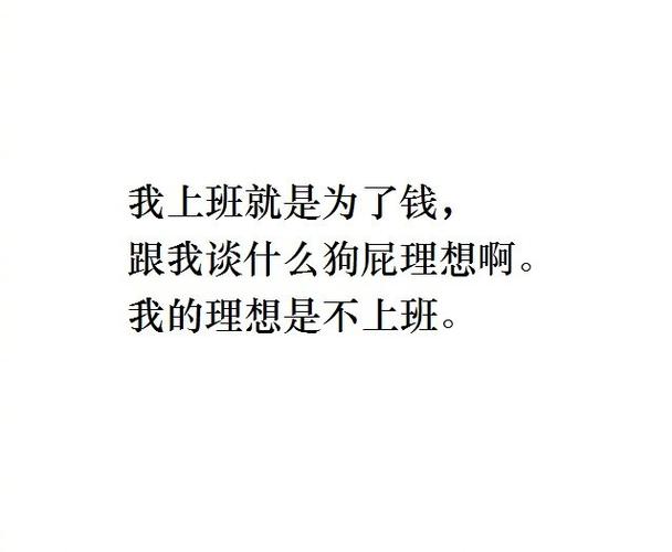我的理想就是赚钱