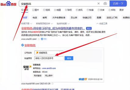 安能物流怎么查