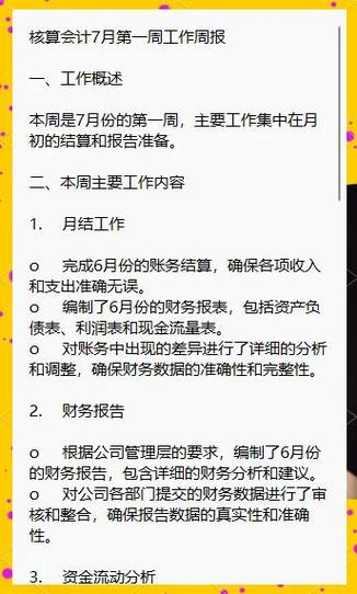 一周工作周报