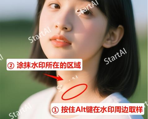 ps去水印不留痕迹