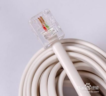 两芯电话线水晶头接法图解