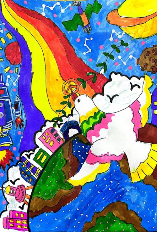8岁～12岁画俄罗斯
