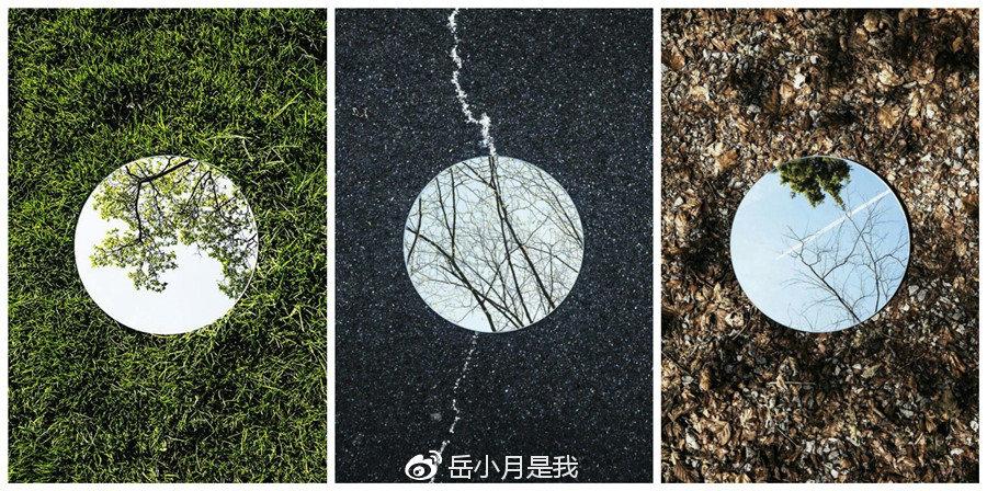 利用小镜子拍照的方法截图