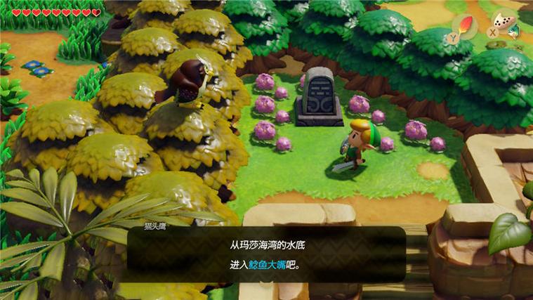 塞尔达传说织梦岛玛莎海湾攻略