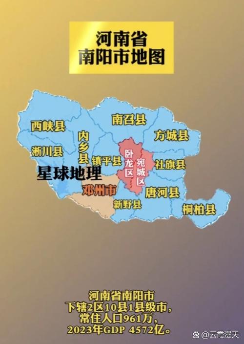 河南南阳市地图缩略图
