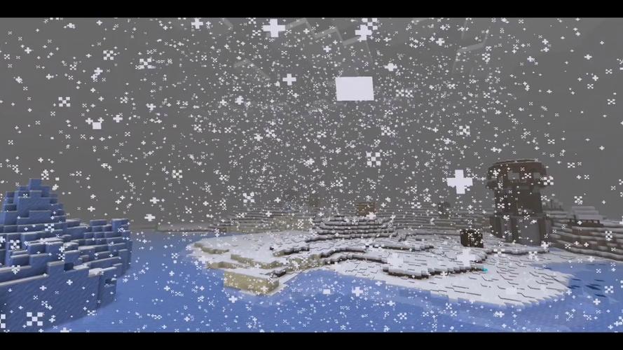 我的世界开始下雪