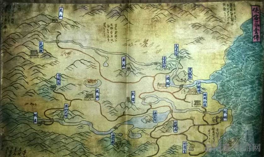 侠客风云传大地图攻略