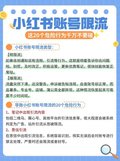 如何知道小红书被限流