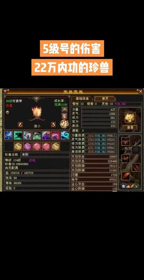 天龙八部珍兽上技能技巧