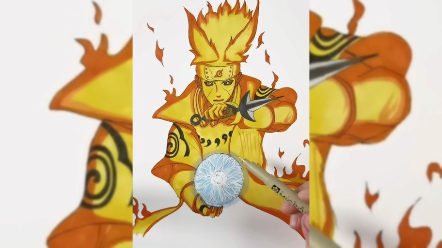 火柴人翻画补秽土水门金身技能