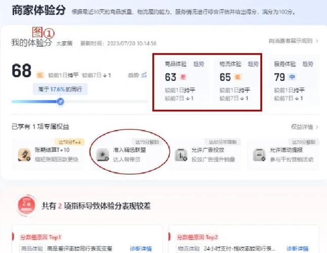 店铺分下降怎么恢复