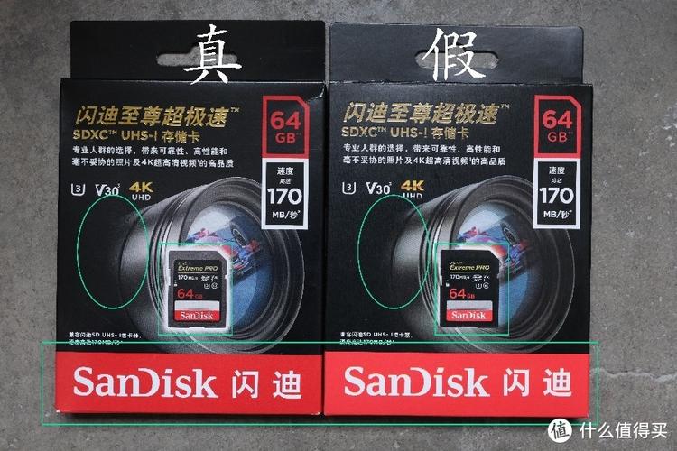 闪迪Cf卡真假货区别