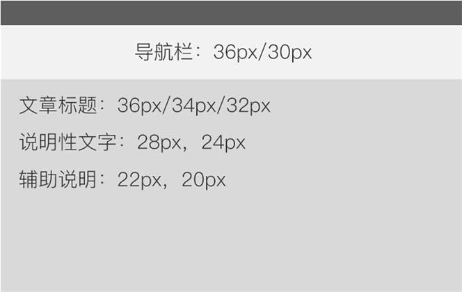 移动端APP文字规范