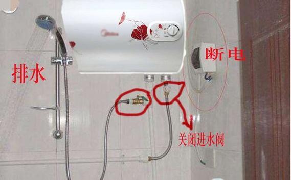 海尔热水器排污口教程