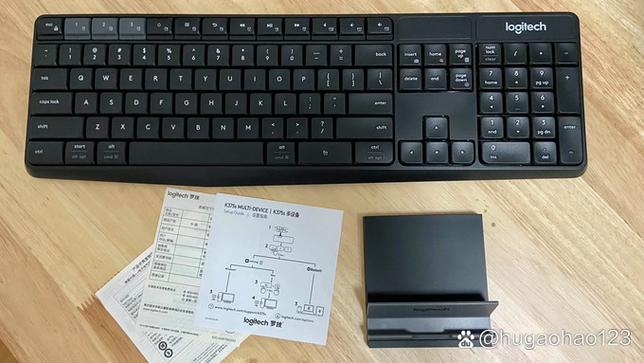 罗技k375s如何重新配对