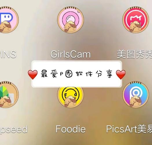 可以放贴纸的p图软件