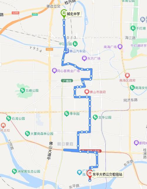 182路公交线路图