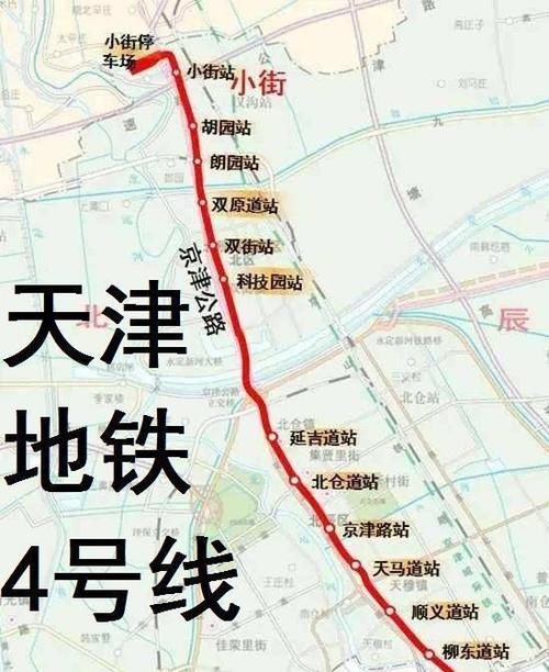 天津地铁4号线站名一览表