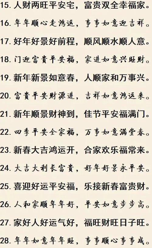 春节的祝福语大全游戏截图