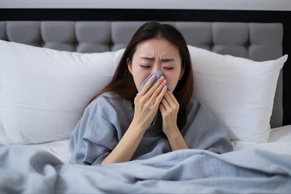 真人感冒了图片100张