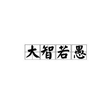 形容蕴藏大智慧的成语