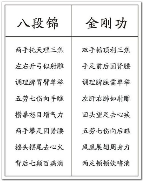 八部金刚功图解