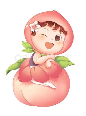 桃子女孩动漫图片缩略图