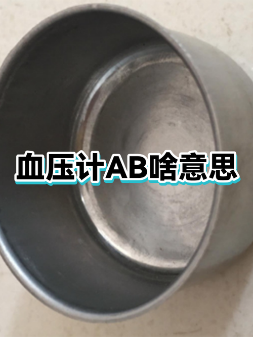 血压计a和b是什么意思