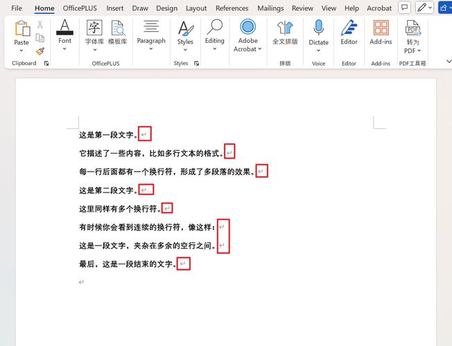 word文档那个回车符怎么删