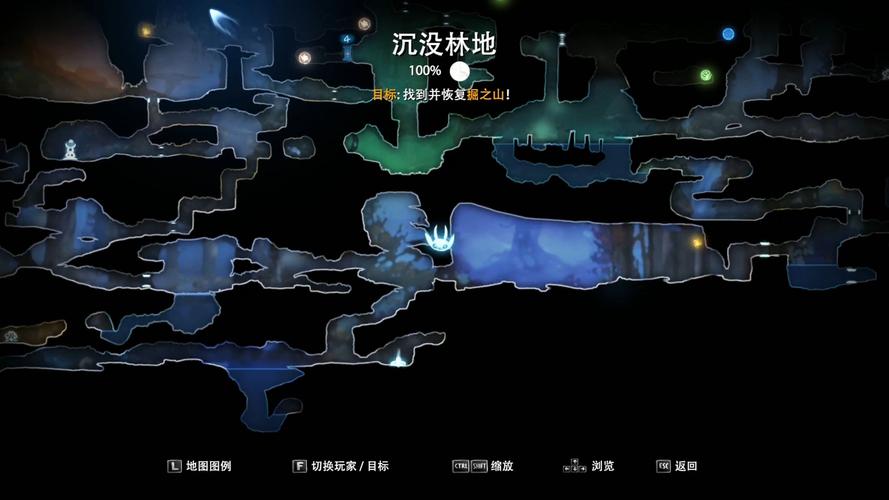 奥日与黑暗森林全收集地图