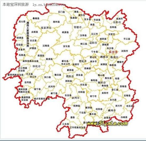 长沙市地图全图高清版 放大