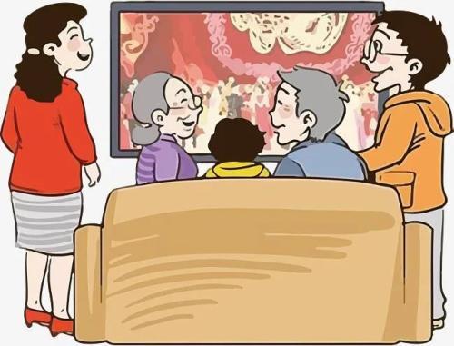 一家老小乐融融