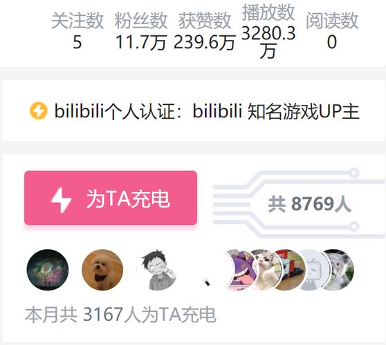 up主充电收益