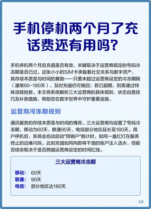 手机停机几个月交费了还能用吗