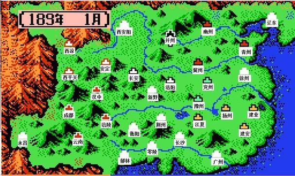 霸王大陆地图全民