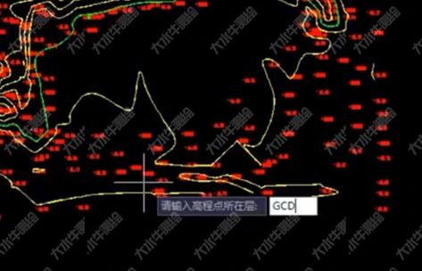 cass中怎样按高程差值来展点