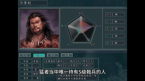 三国志11满级戟兵太强