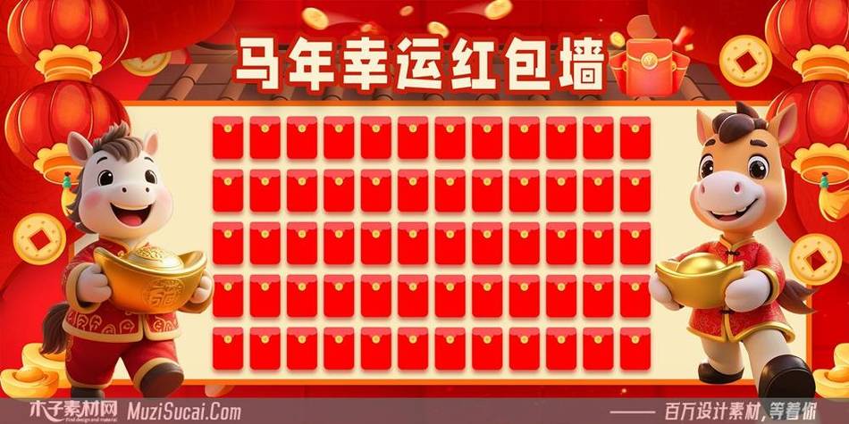 银行红包墙图片游戏截图