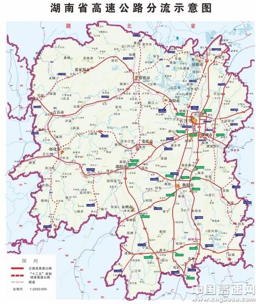 湖南省交通地图高清版大图