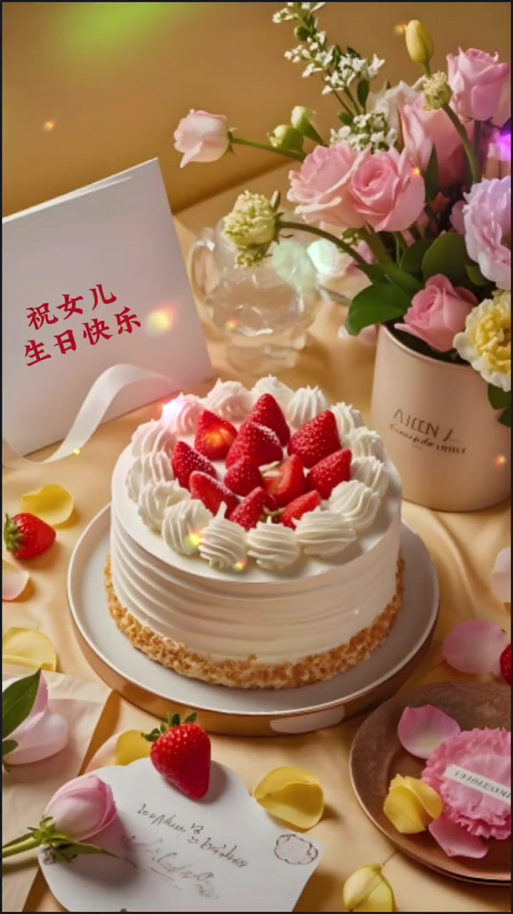 生日快乐的图片女儿