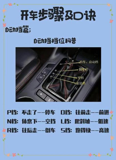 自动挡车起步教程