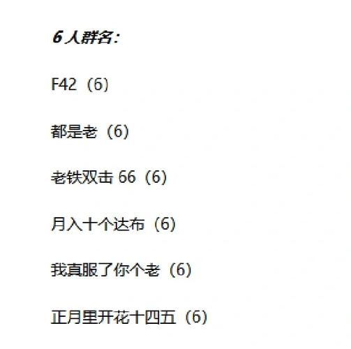 比较有意思的群昵称
