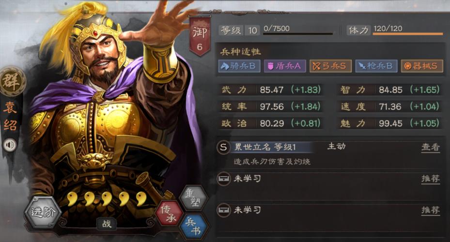 三国志战略版袁绍群弓队