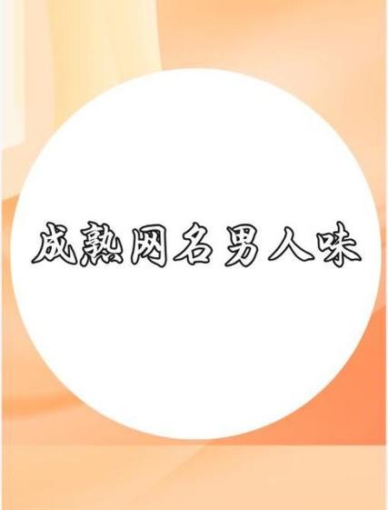 成熟稳重的昵称
