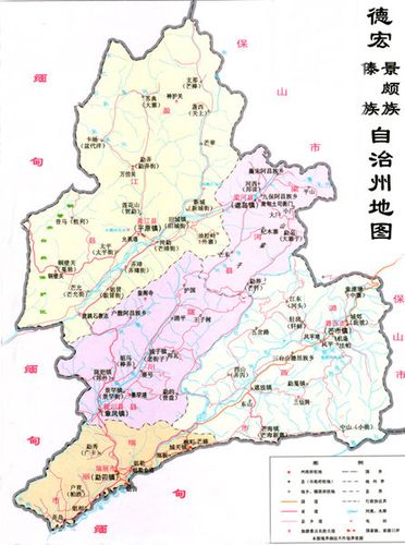 德宏州13个县市截图
